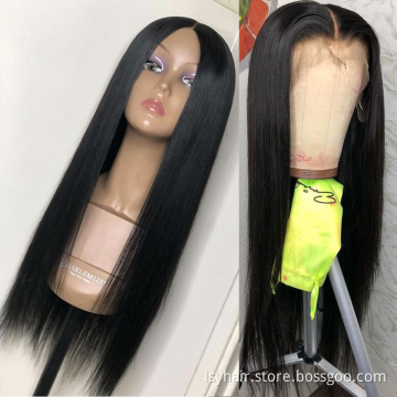 Lsy Transparent HD Lace Frontal wig,13x6 Lace Front Human hair wigs with Baby Hair,Transparent Lace Front wigs for black women